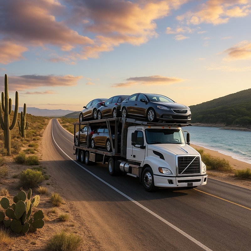 Car carrier across US from Florida to Washington state