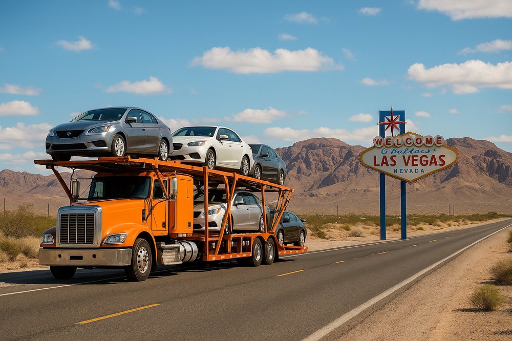 Modern illustration of a calendar and car representing scheduling car shipping around events